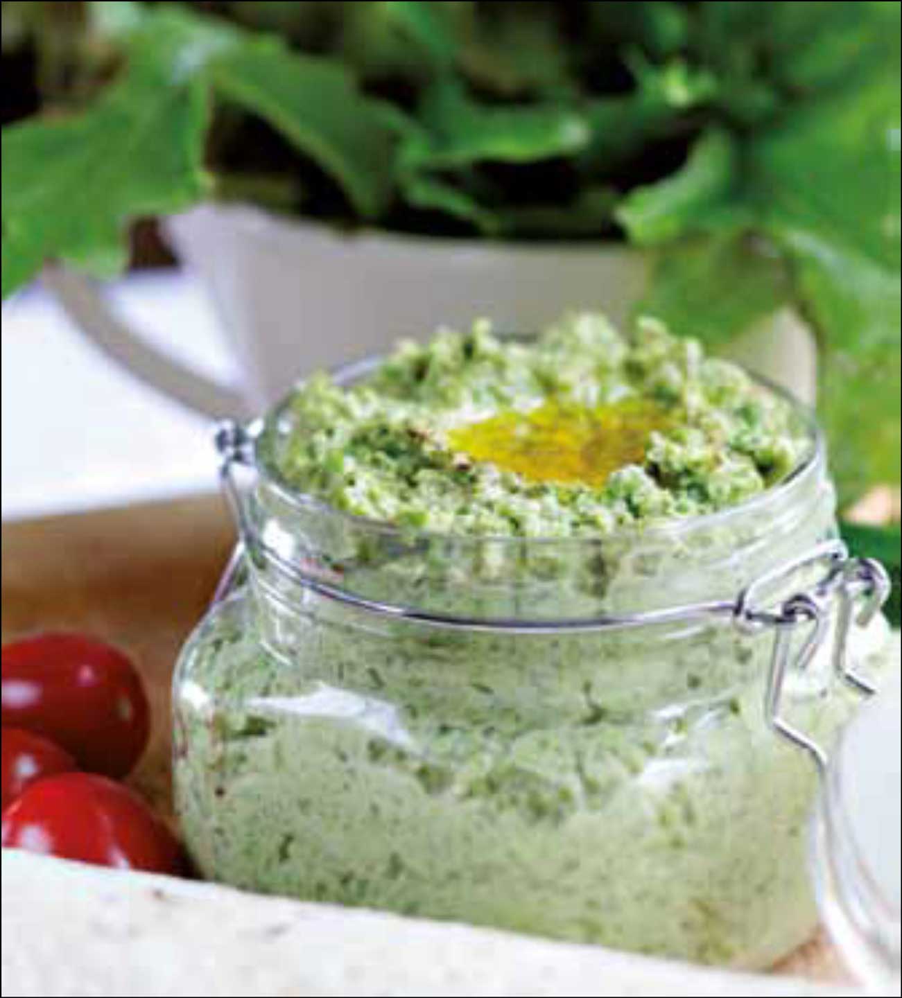 Green Pea Hummus Dip