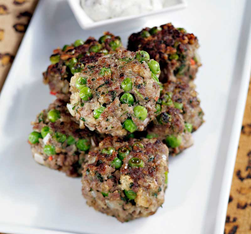 Pork and Pea Meatballs