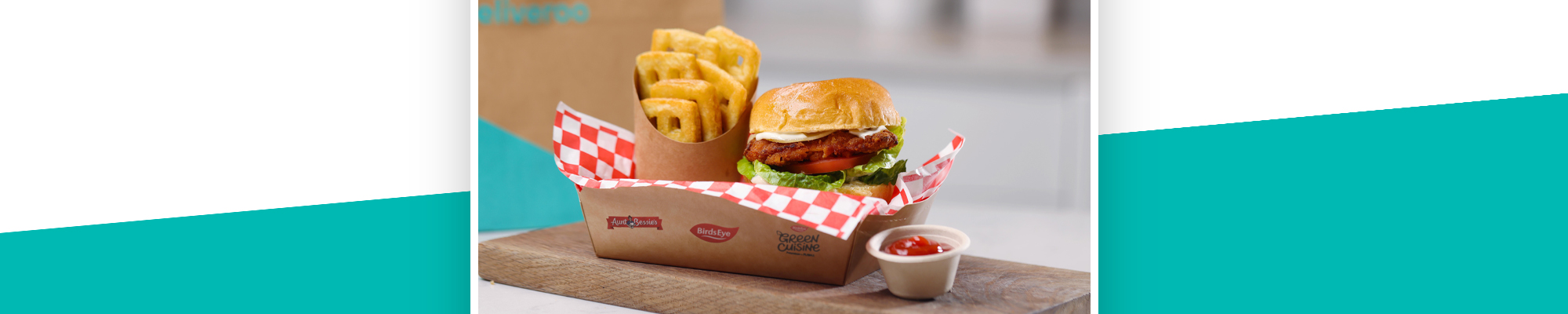 Chicken Mayo Burger and Mini Waffles