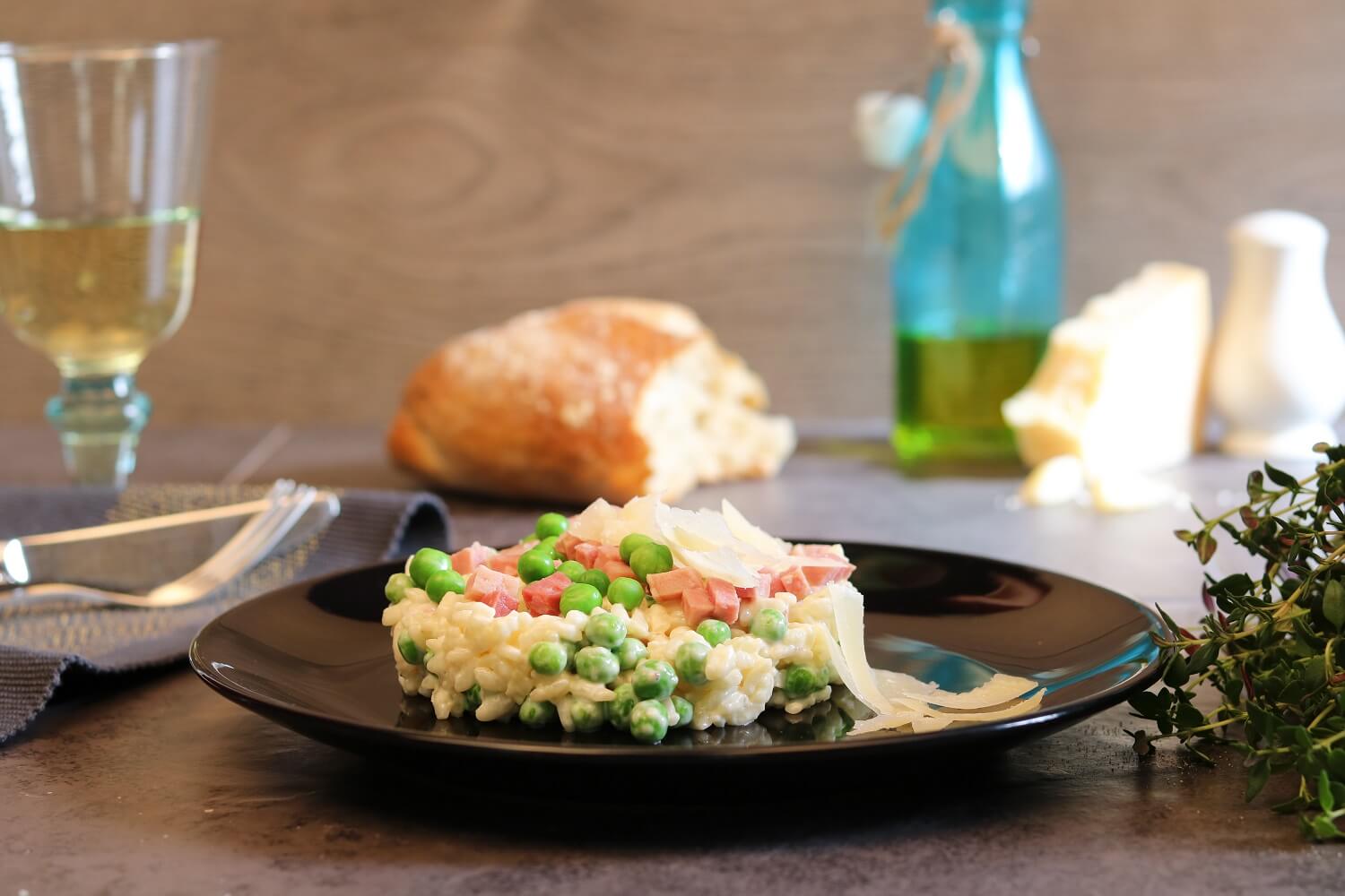 Pea and Ham Risotto Recipe