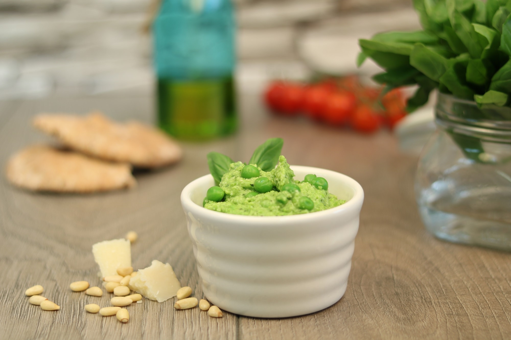 Frozen Garden Pea Pesto Recipe Idea
