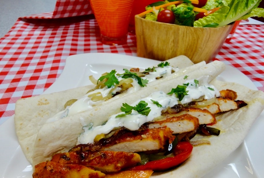 Peri Peri Chicken Wraps