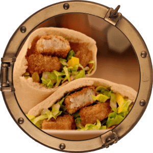 WHOLEGRAIN FISH FINGER PITTA